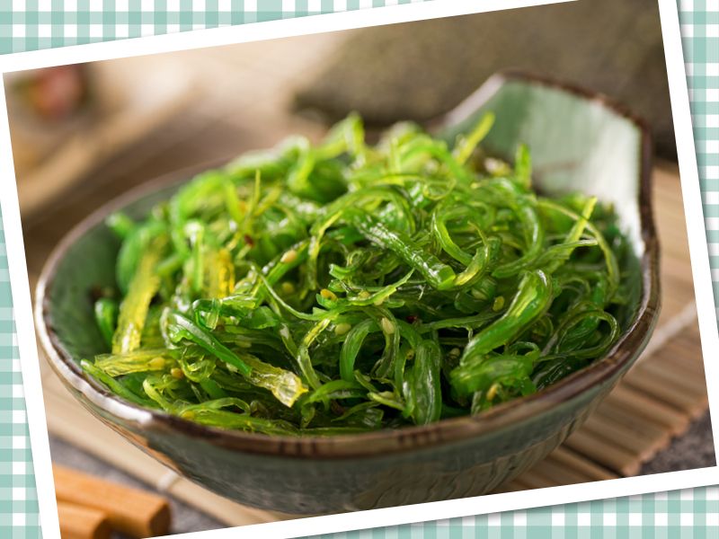 rong biển Ogonori ăn kèm sashimi rong biển Ogonori ăn kèm sashimi